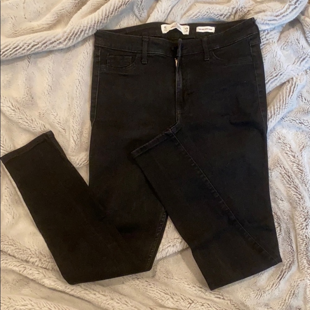 Black Hollister Skinny Jeans